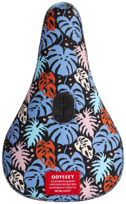 Odyssey Tropical BMX Seat - Pivotal Multi-Color Fat