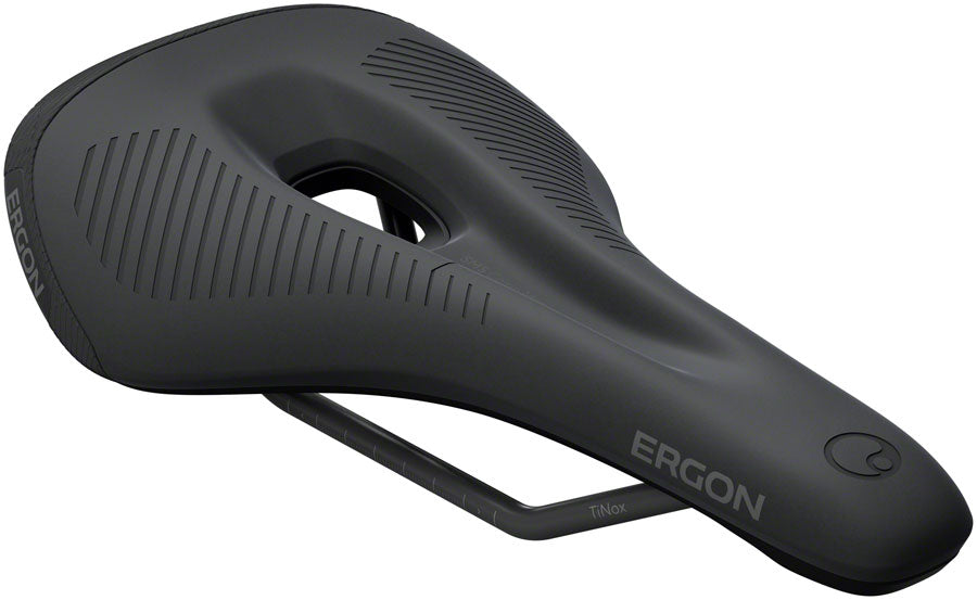 Ergon SMS Comp Saddle - TiNox SL Black Men's Small/Medium