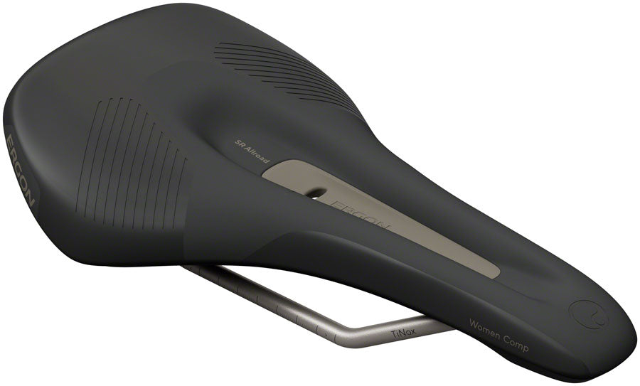Ergon SR Allroad Comp Saddle - TiNox XP Black Women's Small/Medium