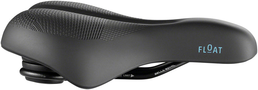Selle Royal Float Saddle - Steel Black Relaxed