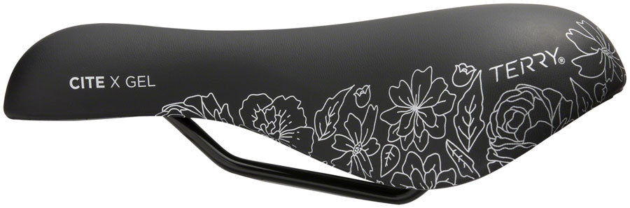 Terry Cite X Gel Saddle - Steel Flower Women's