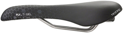 Terry Fly Ti Gel Saddle - Titanium Black/Gray Mens