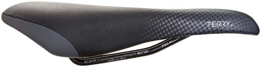 Terry Falcon X Saddle - Chromoly Black Gray Women's