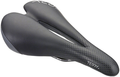 Terry Falcon X Saddle - Chromoly Black Gray Women's
