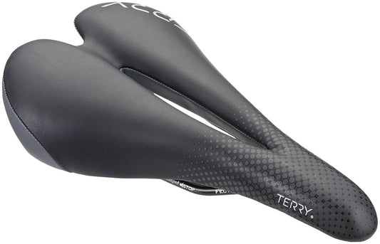 Terry Falcon X Saddle - Chromoly Black Gray Women's