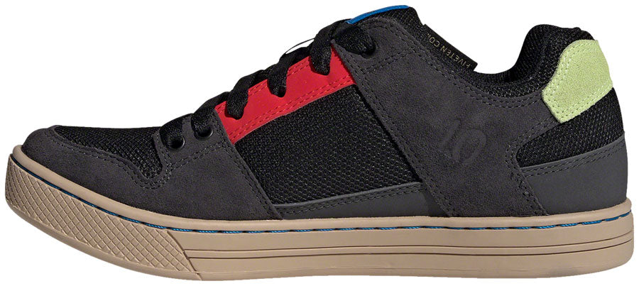 Five Ten Freerider Flat Shoes - Men's Core Black/Carbon/Pulse Lime 12.5