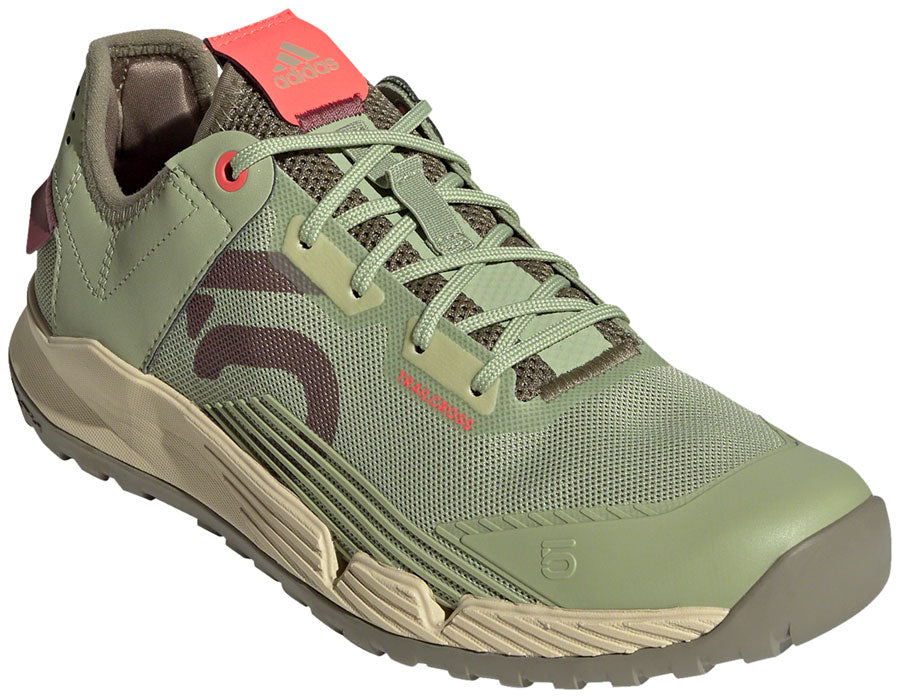 Five Ten Trailcross LT Flat Shoes - Women's Magic Lime/Quiet Crimson/Orbit Green 10