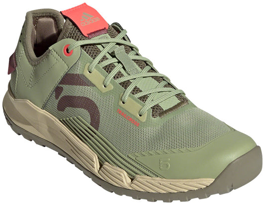 Five Ten Trailcross LT Flat Shoes - Women's Magic Lime/Quiet Crimson/Orbit Green 9.5