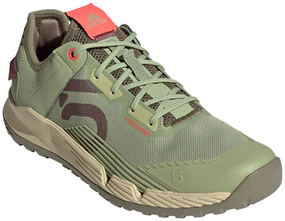 Five Ten Trailcross LT Flat Shoes - Women's Magic Lime/Quiet Crimson/Orbit Green 8.5