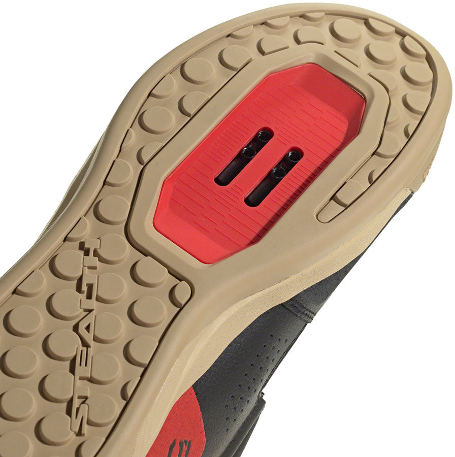 Five Ten Hellcat Mountain Clipless Shoes - Men's Core Black/Core Black/Red 7