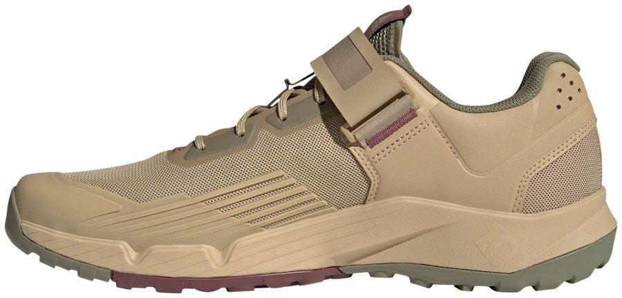 Five Ten Trailcross Mountain Clipless Shoes - Men's Beige Tone/Blue Rush/Orbit Green 6.5