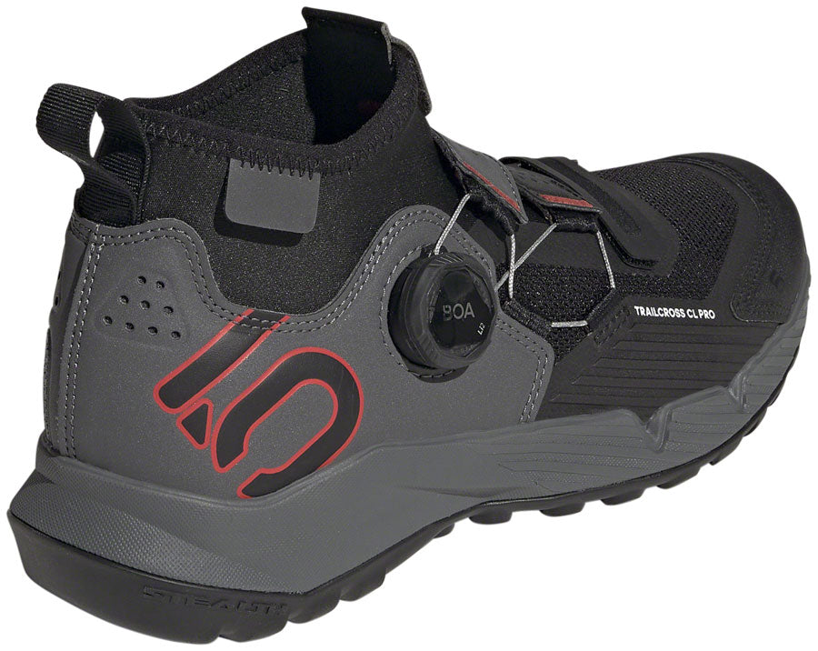 Five Ten Trailcross Pro Mountain Clipless Shoes - Women's Gray/Black/Red 8.5