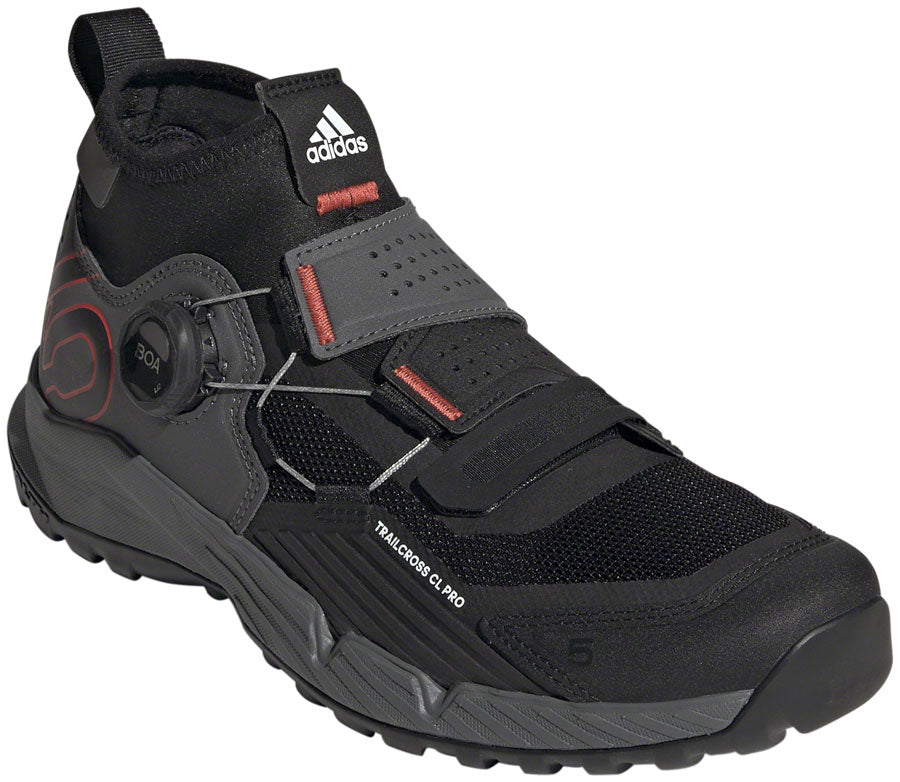 Five Ten Trailcross Pro Mountain Clipless Shoes - Women's Gray/Black/Red 8