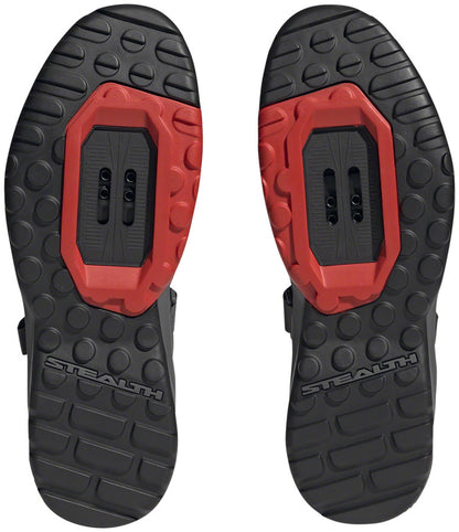 Five Ten Trailcross Mountain Clipless Shoes - Men's Core BLK/Gray Three/Red 12.5