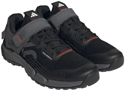 Five Ten Trailcross Mountain Clipless Shoes - Men's Core BLK/Gray Three/Red 12.5