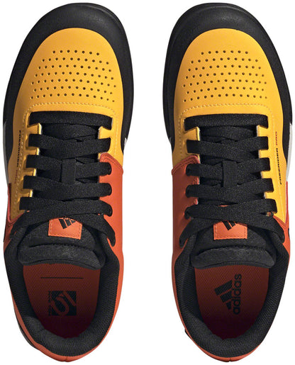 Five Ten Freerider Pro Flat Shoes - Men's Solar Gold/Ftwr White/Impact Orange 10.5
