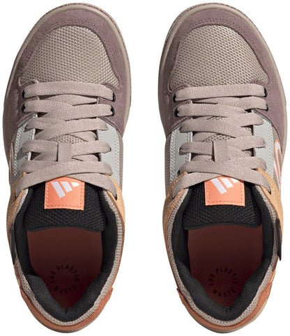 Five Ten Freerider Flat Shoes - Women's Wonder Taupe/Ftwr White/Acid Orange 8.5