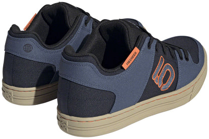 Five Ten Freerider Canvas Flat Shoes - Men's Core Legend Ink/Wonder Steel/Impact Orange 13