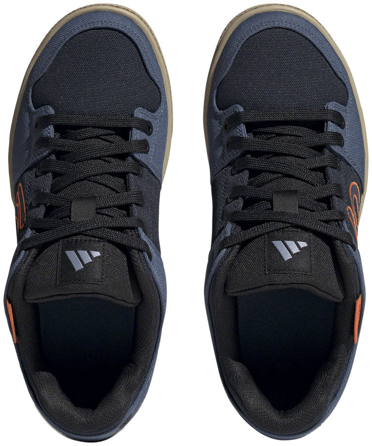 Five Ten Freerider Canvas Flat Shoes - Men's Core Legend Ink/Wonder Steel/Impact Orange 13