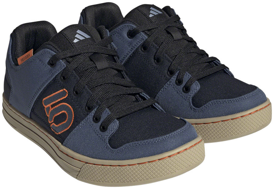 Five Ten Freerider Canvas Flat Shoes - Men's Core Legend Ink/Wonder Steel/Impact Orange 13