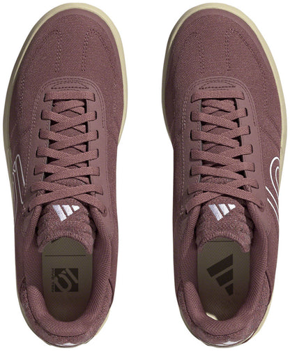 Five Ten Sleuth Deluxe Canvas Flat Shoes - Women's Quiet Crimson/Ftwr White/Core BLK 10