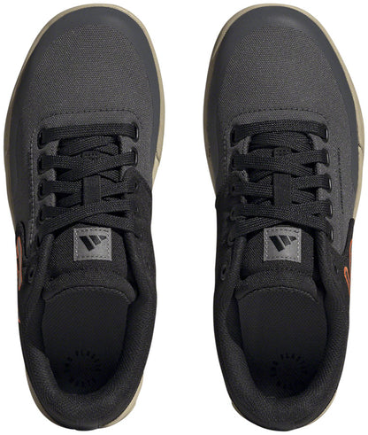 Five Ten Freerider Pro Canvas Flat Shoes - Women's Gray Six/Gray Four/Impact Orange 5.5