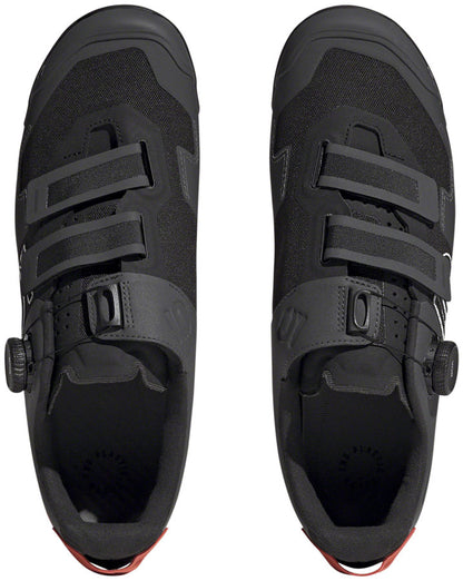 Five Ten Kestrel BOA Mountain Clipless Shoes - Men's Core BLK/Ftwr White/Impact Orange 13