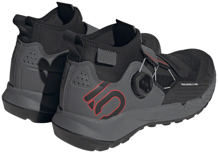 Five Ten Trailcross Pro Mountain Clipless Shoes - Women's Gray Five/Core BLK/Red 8
