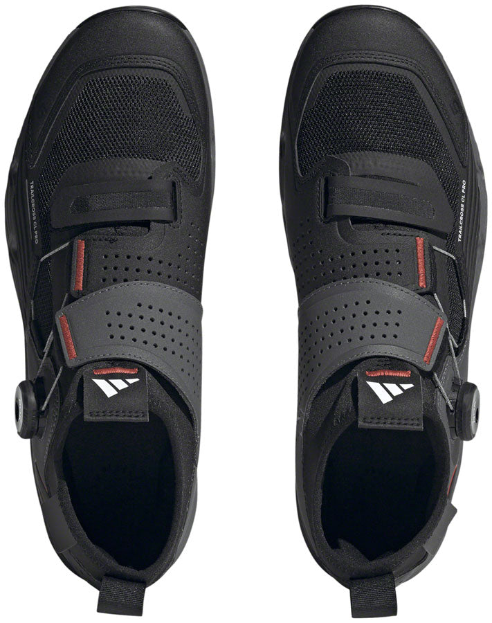 Five Ten Trailcross Pro Mountain Clipless Shoes - Men's Gray Five/Core BLK/Red 7.5