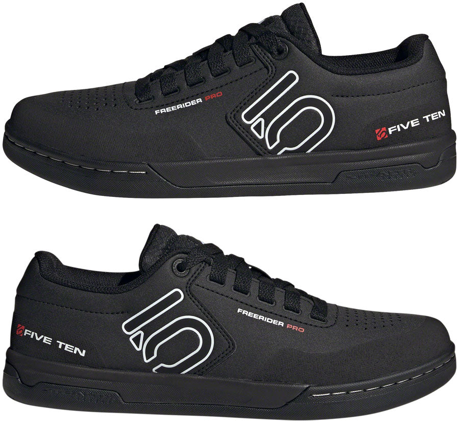 Five Ten Freerider Pro Flat Shoes - Men's Core BLK/Ftwr White/Ftwr Whitee 8.5