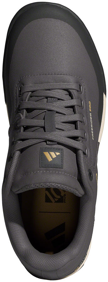 Five Ten Freerider Pro Canvas Flat Shoes - Men's Charcoal/Carbon/Oat 8.5