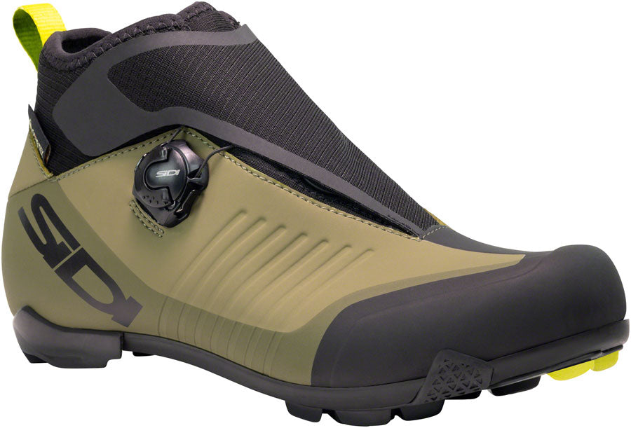 SIDI Hiemx Cycling Boot - Black/Green Olive 50  Millennium Fit