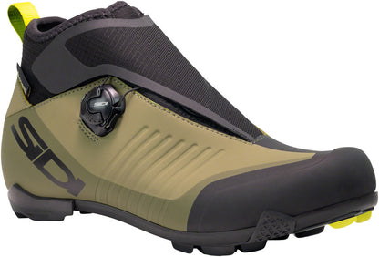 SIDI Hiemx Cycling Boot - Black/Green Olive 50  Millennium Fit