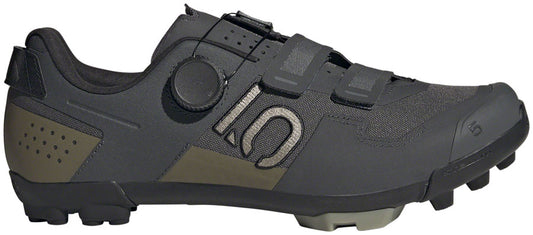 Five Ten Kestrel BOA Mountain Clipless Shoes - Men's Gray Six/Silver Pebble/Olive Strata 12