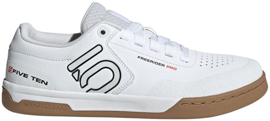 Five Ten Freerider Pro Flat Shoes - Men's FTWR White/Core Black/Red 6.5