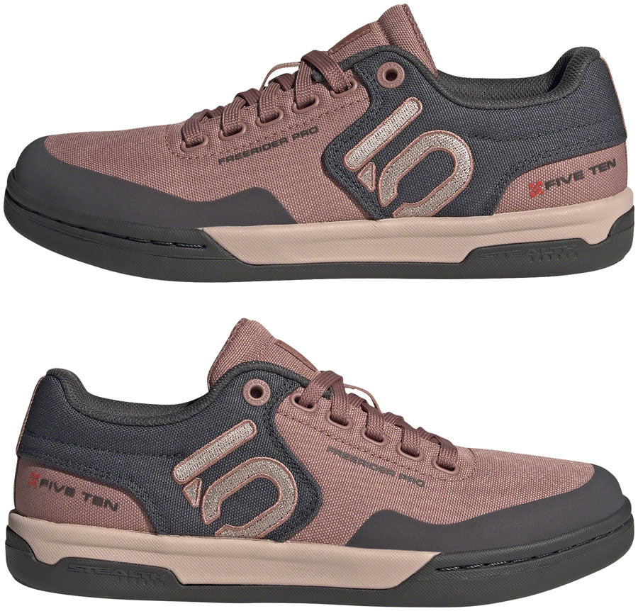 Five Ten Freerider Pro Canvas Flat Shoes - Women's Warm Clay/Wonder Taupe/Gray Six 10.5