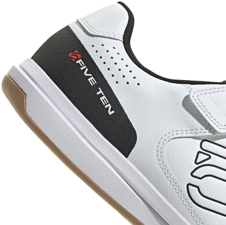 Five Ten Hellcat Mountain Clipless Shoes - Men's FTWR White/Core BLK/Red 5.5