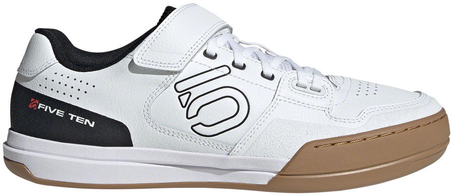 Five Ten Hellcat Mountain Clipless Shoes - Men's FTWR White/Core BLK/Red 8.5