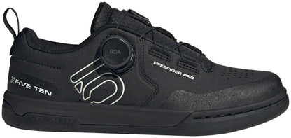 Five Ten Freerider Pro BOA Flat Shoes - Women's  Core BLK/Linen Green/FTWR White 9.5