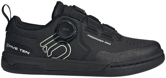 Five Ten Freerider Pro BOA Flat Shoes - Women's  Core BLK/Linen Green/FTWR White 9.5