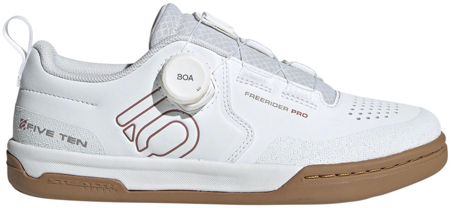 Five Ten Freerider Pro BOA Flat Shoes - Women's  FTWR White/Warm Clay/Gray Three 10.5