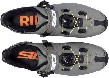 Sidi Drako 2S SRS Mountain Clipless Shoes - Men's Military Yellow 39.5