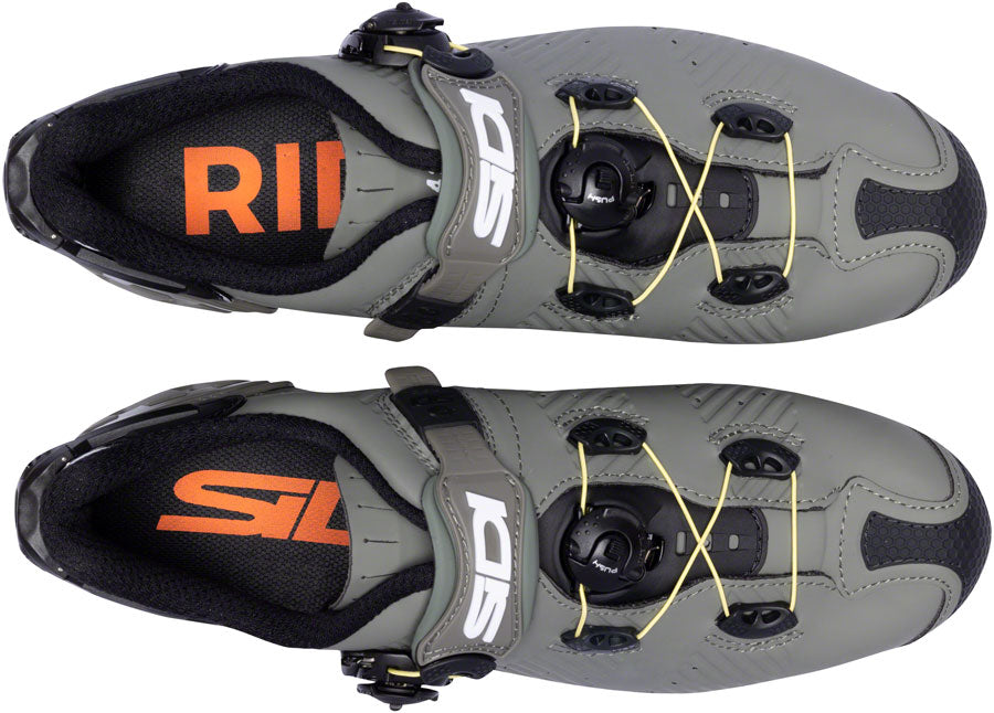 Sidi Drako 2S SRS Mountain Clipless Shoes - Men's Military Yellow 40.5