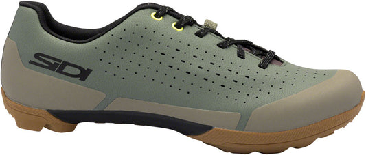 Sidi Asper Laces Gravel Shoes - Mens Military 50 Millenium Fit