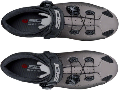 Sidi Genius 10 Road Shoes - Men's Gray/Black 44.5