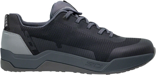 Sidi Motus Flat Shoes - Black/Gray Size 47 Millenium Fit