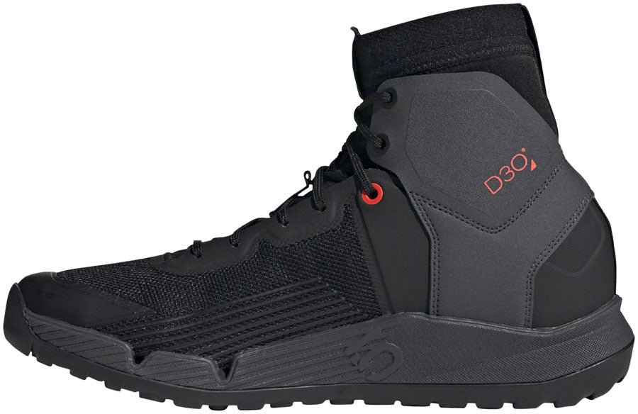 Five Ten Trailcross Mid Pro Flat Shoes - Men's Core BLK / Gray Two / Solar Red 11.5