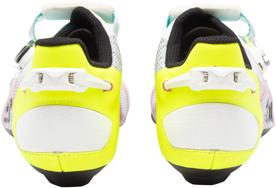 SIDI Wire 3 Road Shoes - Mens White/Yellow Fluo 42.5