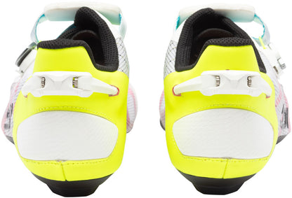 SIDI Wire 3 Road Shoes - Mens White/Yellow Fluo 42