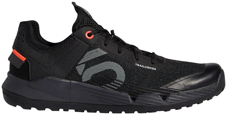 Five Ten Trailcross LT Flat Shoes  -  Women's Core BLK / Gray Two / Solar Red 7.5